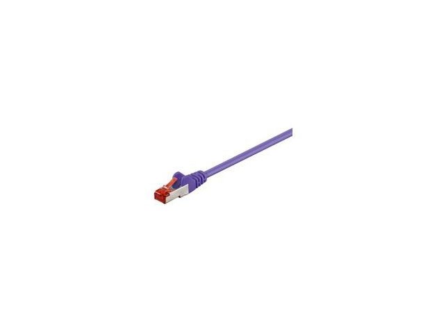 MicroConnect F/UTP CAT6 1m Purple PVC  Outer Shield : Foil screening