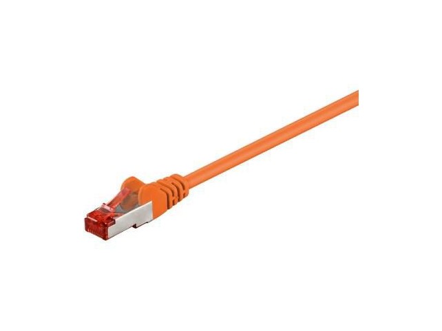 MicroConnect F/UTP CAT6 10m Orange PVC  Outer Shield : Foil screening