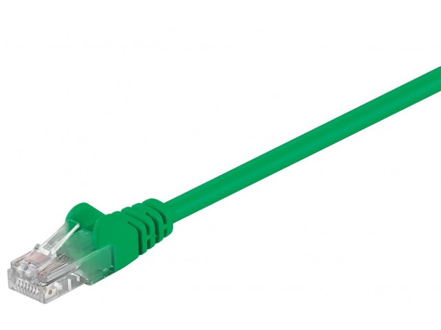 MicroConnect U/UTP CAT5e 0.25M Green PVC  Unshielded Network Cable,
