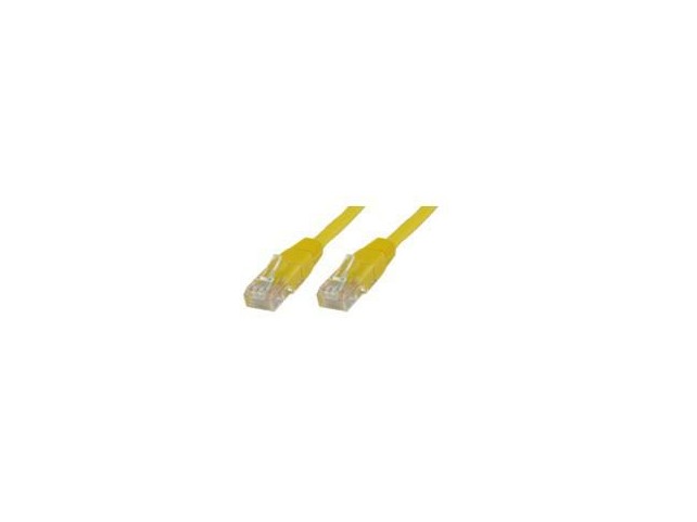 MicroConnect U/UTP CAT5e 1M Yellow PVC  Unshielded Network Cable,