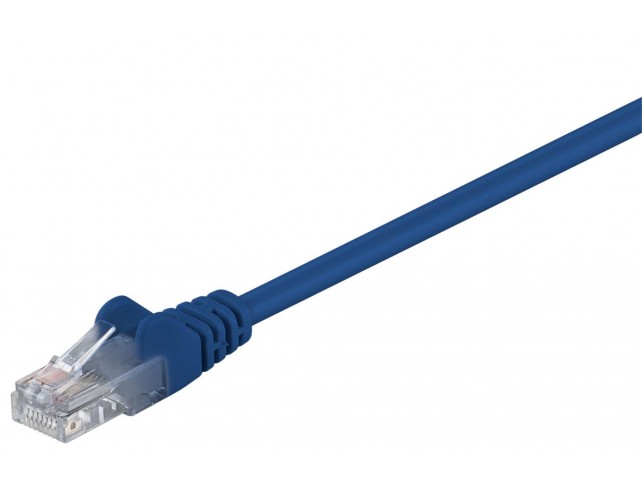 MicroConnect U/UTP CAT5e 3M Blue PVC  Unshielded Network Cable,