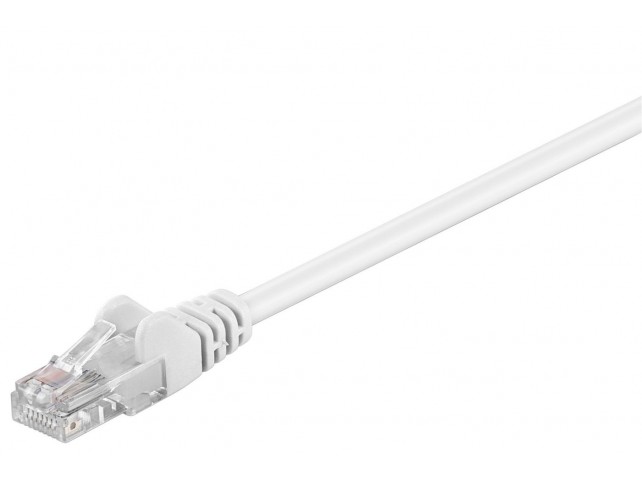 MicroConnect U/UTP CAT5e 15M White PVC  Unshielded Network Cable,