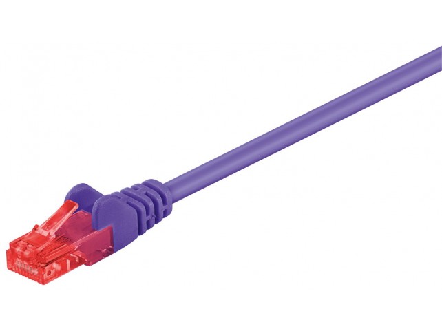 MicroConnect U/UTP CAT6 3M purple PVC  Unshielded Network Cable,
