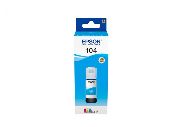 Epson 104 EcoTank Cyan ink bottle  (WE)