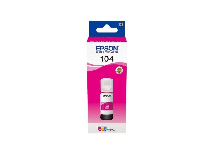 Epson 104 EcoTank Magenta ink bottle  (WE)
