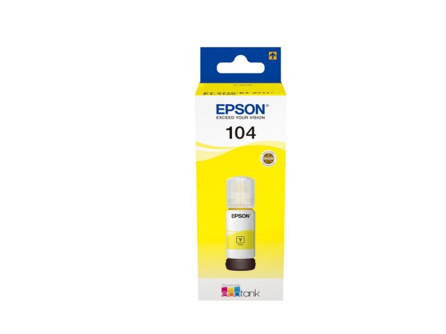 Epson 104 EcoTank Yellow ink bottle  (WE)