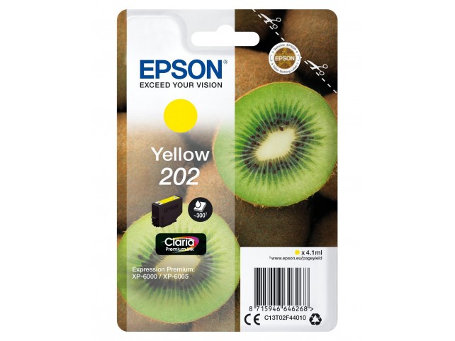 Epson Singlepack Yellow 202  Claria Premium Ink