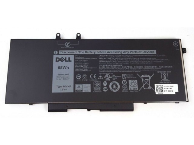 Dell Battery, 68WHR, 4 Cell,  Lithium Ion