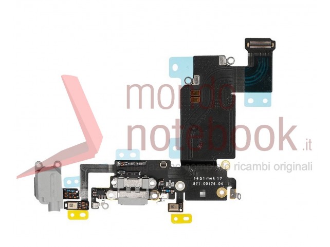 Apple iPhone 6S Plus Charging Port Flex Cable Ribbon Replacement - Dark Gray - Grade S+