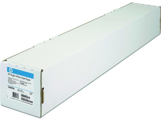 HP Paper White Bright 90 g/mý  610 mm x 45.7 m