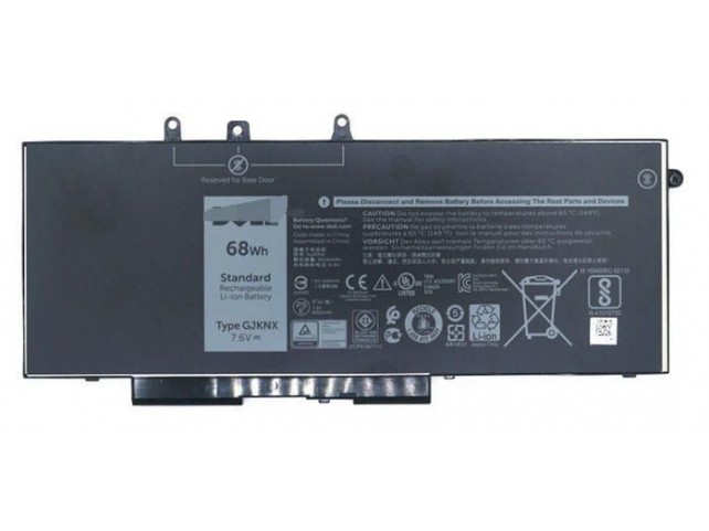 Dell Battery, Polymer, 68Whr, 4  Cell
