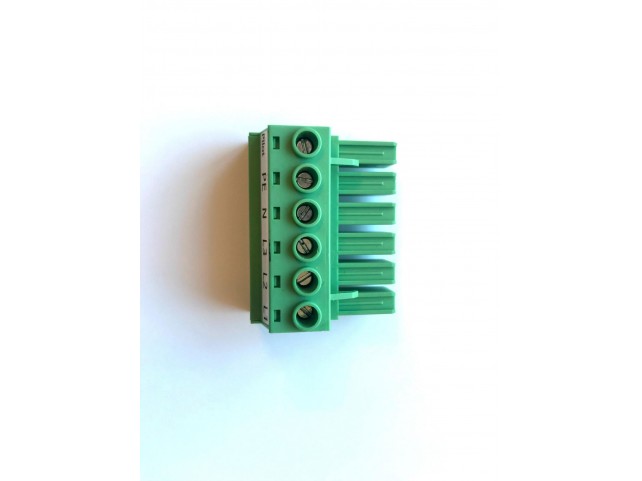 Charge Amps Terminal block Plug-In 16-32A  6P 6 pole Sparepart