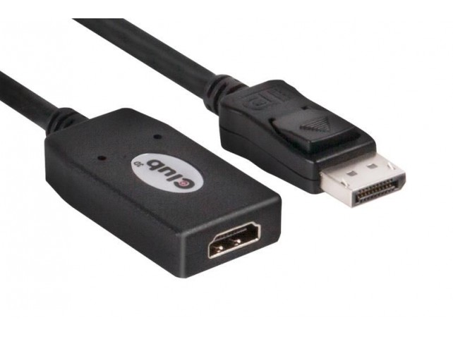 Club3D Adapter DisplayPort  HDMI  DisplayPortT to HDMIT Passive