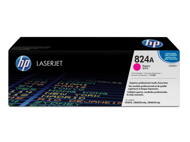Toner Magenta With Colorsphere  824A, 21000 pages, Magenta, 1