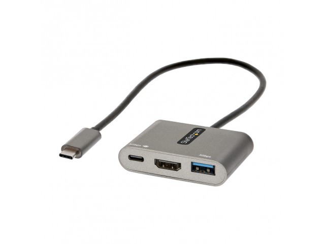 StarTech.com Usb C Multiport Adapter,  Usb-C To Hdmi 4K Video, 100W