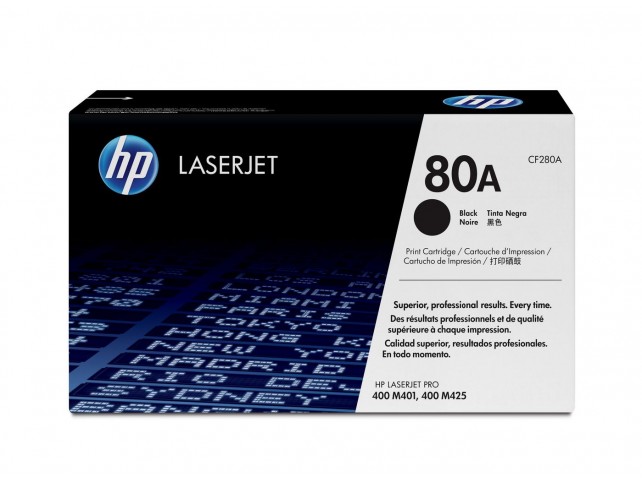 HP Toner Black 80A  Pages 2.700