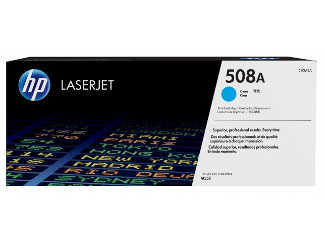 HP Toner Cyan Pages 5.000 508A  508A, 5000 pages, Cyan, 1
