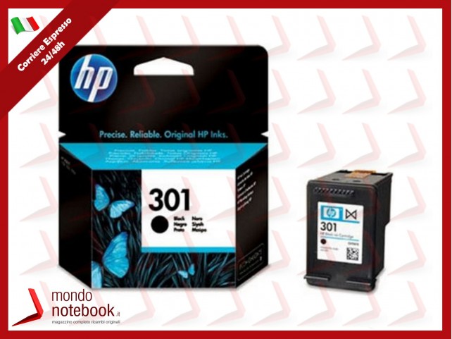 INK HP CH561EE N.301 Nero 190PP X Deskjet F2050 1510 3050 3050A 1050 2050A OJ-2620 OJ-4630