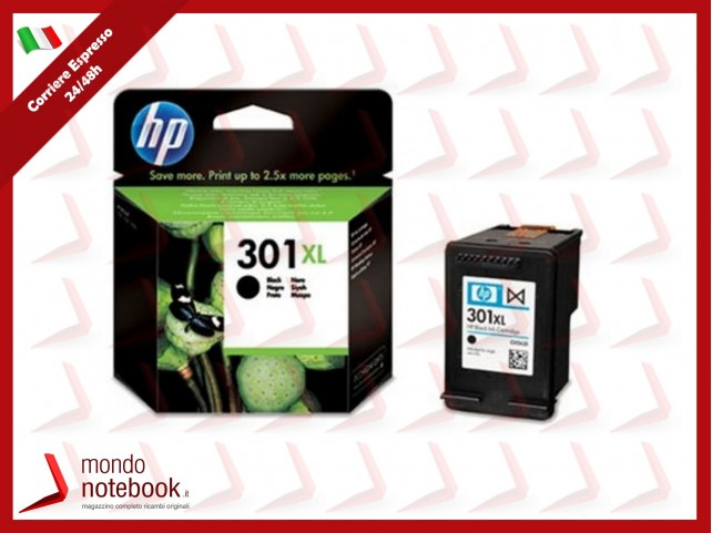 INK HP CH563EE N.301XL Nero 480PP X Deskjet F2050 1510 3050 3050A 1050 2050A OJ-2620 OJ-4630