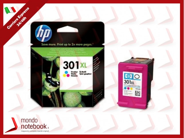 INK HP CH564EE N.301XL TRICROMIA 480PP X Deskjet F2050 1510 3050 3050A 1050 2050A OJ-2620 OJ-4630