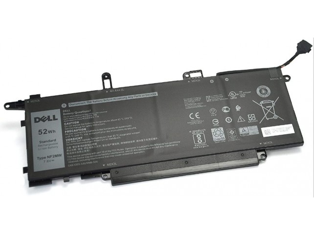 Dell Battery, 52WHR, 4 Cell,  Lithium Ion