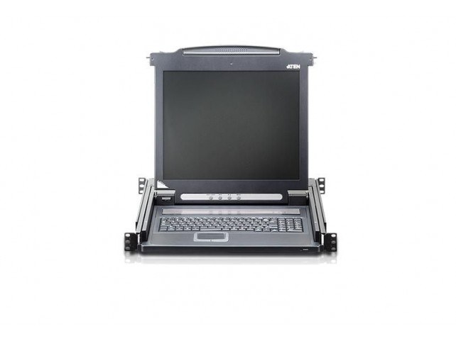 Aten Slideaway console 17" LCD  SWISS-GERMAN KEYBOARD