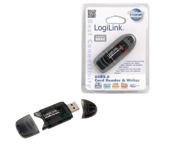 LogiLink MulticardReader 2.0 ext. Mini-  Cardreader USB 2.0 Stick