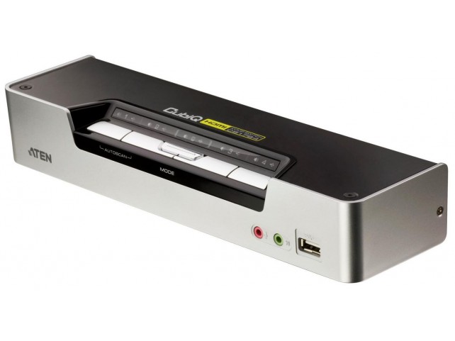 Aten 4 Port HDMI KVMP Switch  with 2.1 Audio