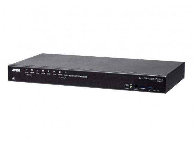 Aten 8-Port USB True 4K  DisplayPort KVM Switch with