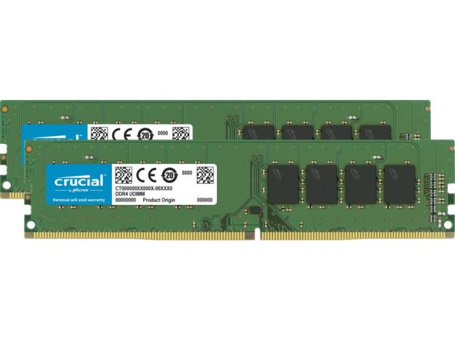 Crucial Memory Module 32 Gb 2 X 16 Gb  Ddr4 3200 Mhz