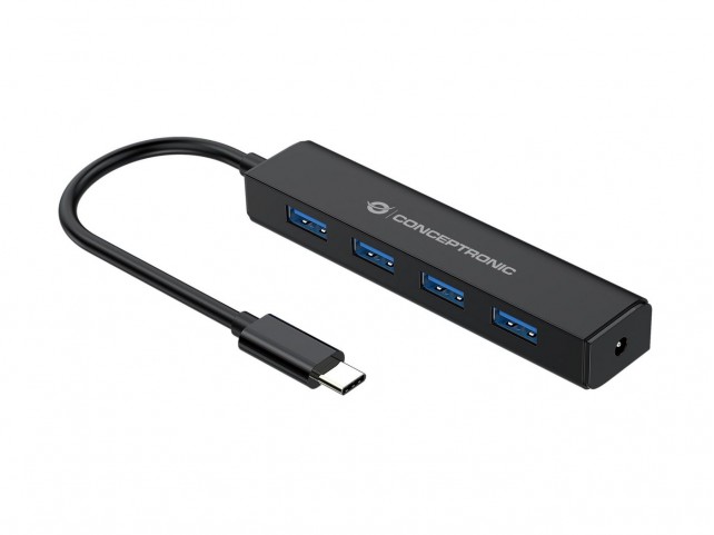 Conceptronic USB-HUB 4-Port USB3.1 Type-C  - 4x USB 3.0 sw 29