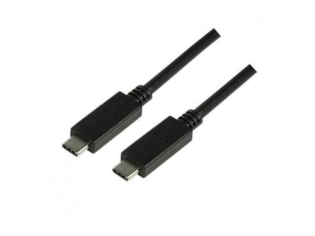 LogiLink Usb Cable 1 M Usb 3.2 Gen 2  (3.1 Gen 2) Usb C Black