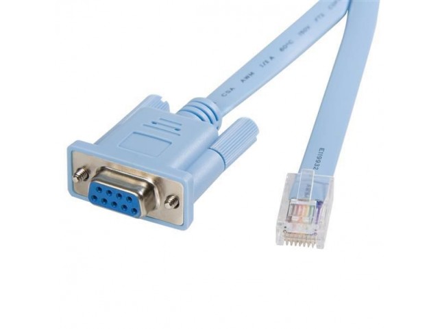 StarTech.com 6 FT RJ45 TO DB9 CISCO CABLE  6 ft RJ45 to DB9 Cisco