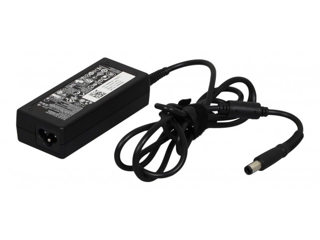 Dell AC Adapter, 65W, 19.5V, 2  Pin, Barrel, Excl. Power Cord