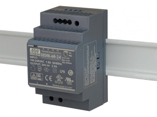 D-Link 60W Ultra slim design with  52.5mm (3SU) width Power