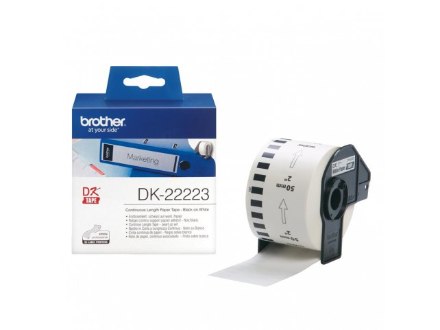 Brother White Continuous Labels 50mm  