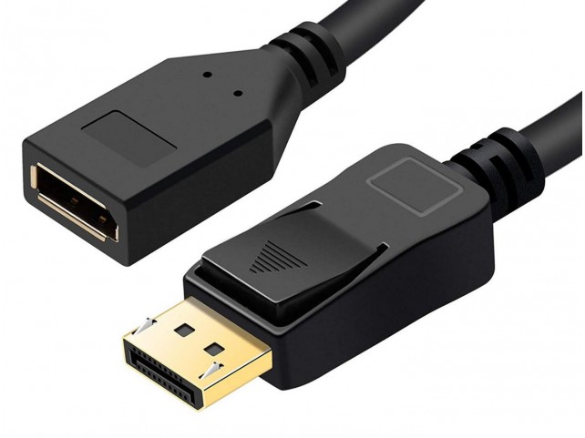 MicroConnect QHD Displayport extender  Cable 2m Displayport v. 1.1a