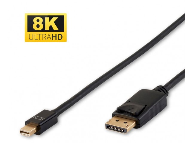 MicroConnect 8K Mini Displayport to  Displayport Cable 0.5m