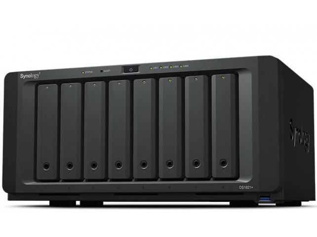 Synology DiskStation DS1821+ 8-bay,4 x  USB 3.2 Gen 1,2xeSATA,AMD