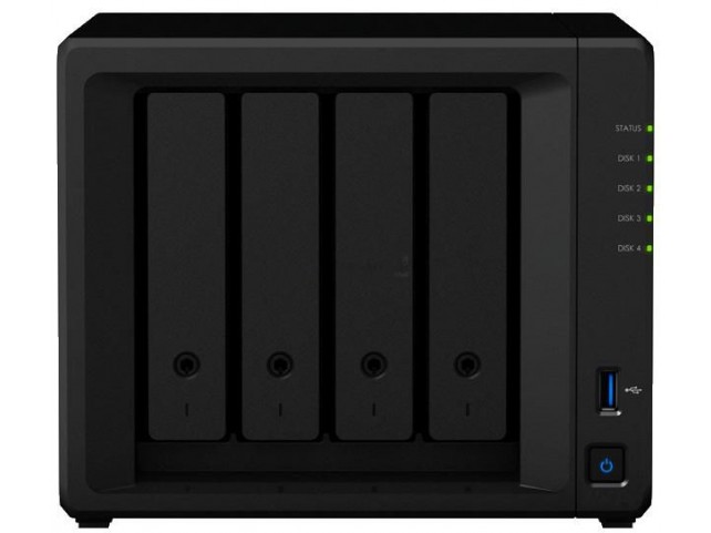 Synology Desktop, 4-BAY, QUAD CORE,  2GB RAM