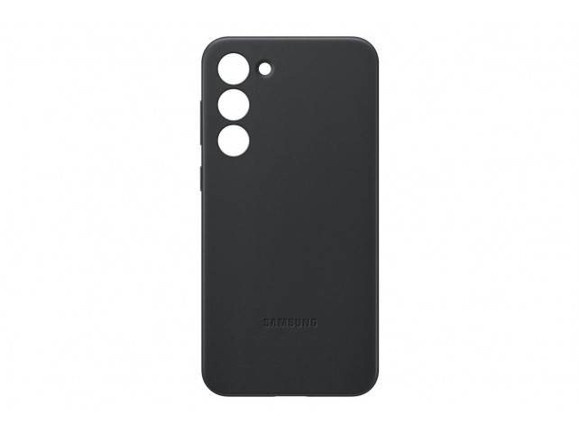 Samsung Galaxy S23+ Black Leather  Cover