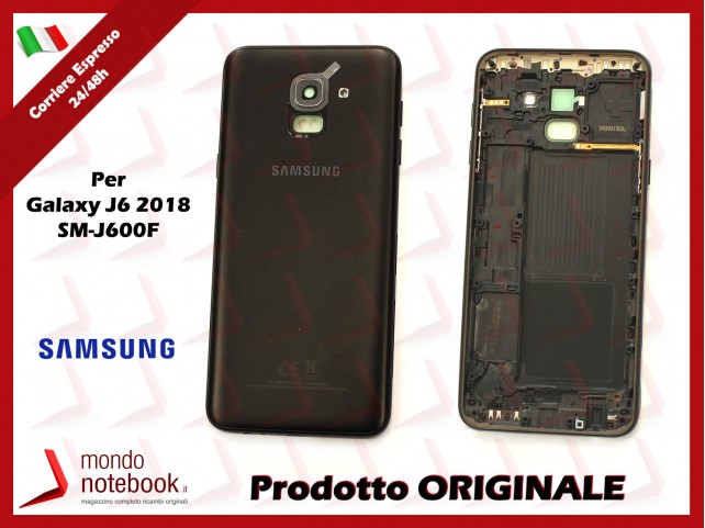 Back Cover Posteriore Samsung Galaxy J6 2018 SM-J600F (Nero)