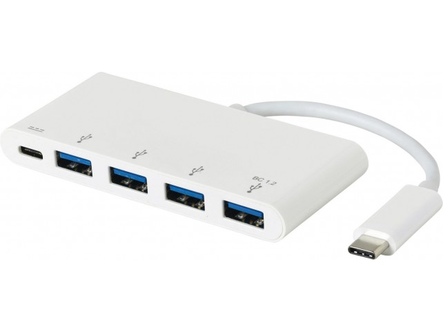 eSTUFF USB-C Charging hub  4 x USB3.0 ports