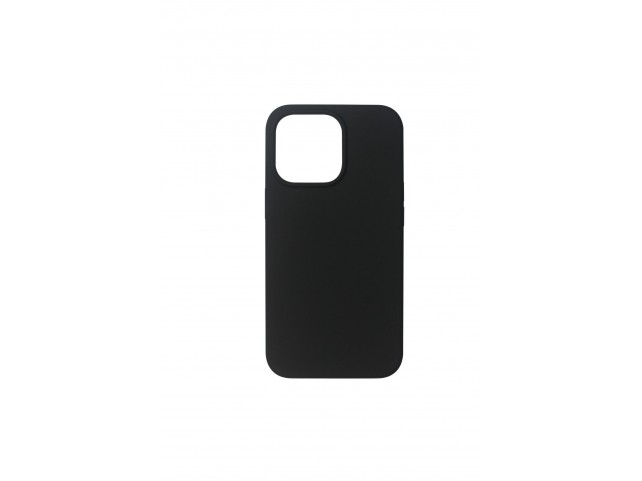 eSTUFF MADRID iPhone 13 Pro Silicone  case Black silk touch 4 sides