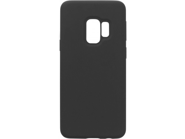 eSTUFF MADRID Samsung Galaxy S9  Silicone case Black silk