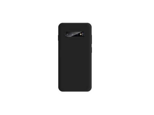 eSTUFF MADRID Samsung Galaxy S10  Silicone case Black silk