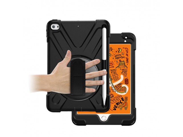 eSTUFF AUSTIN Defender Case iPad  Mini 5/4 with hand strap and