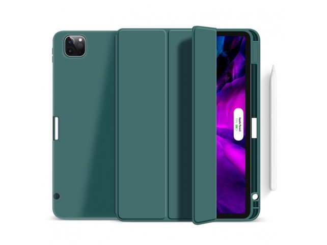 eSTUFF MIAMI Pencil Case iPad Pro  12.9 2022/2021. Dark Green PU