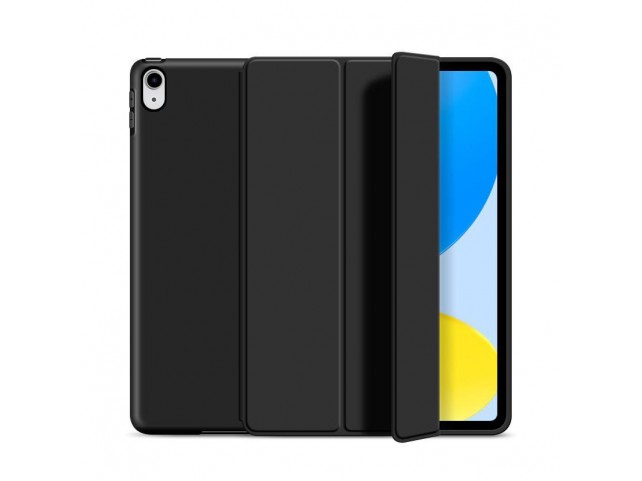 eSTUFF DENVER Folio Case iPad 10.9  10th gen 2022. Black PU