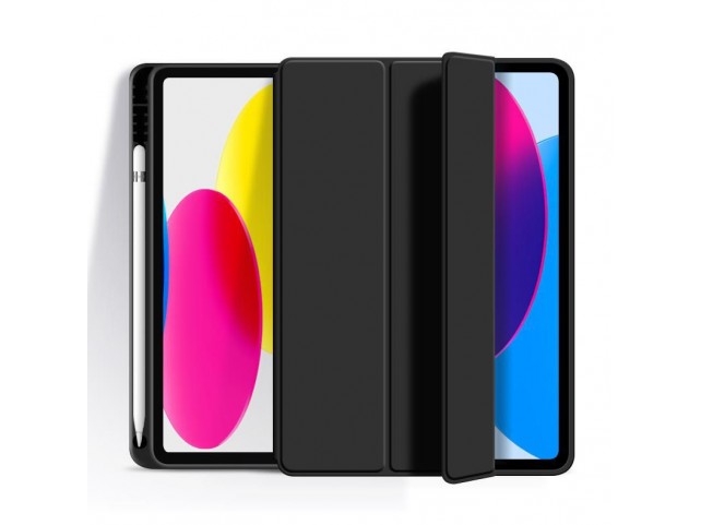eSTUFF SEATTLE Pencil Case iPad 10.9  10th gen 2022. Black PU